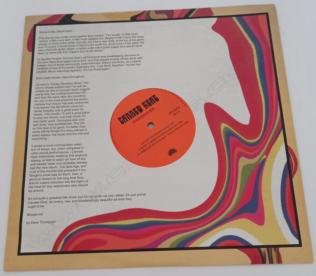 Canned Heat, Stockholm 1973 Image 1++